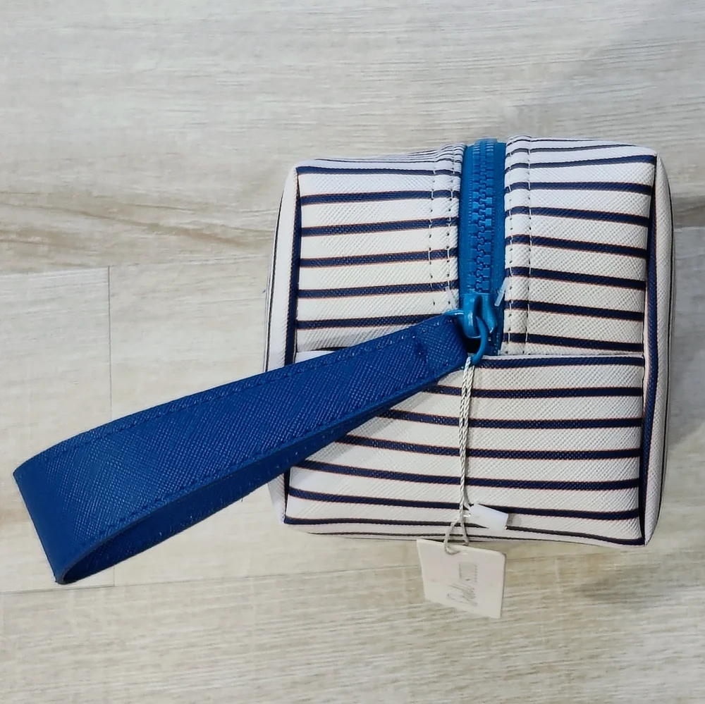 Striped Sardine Print Pouch